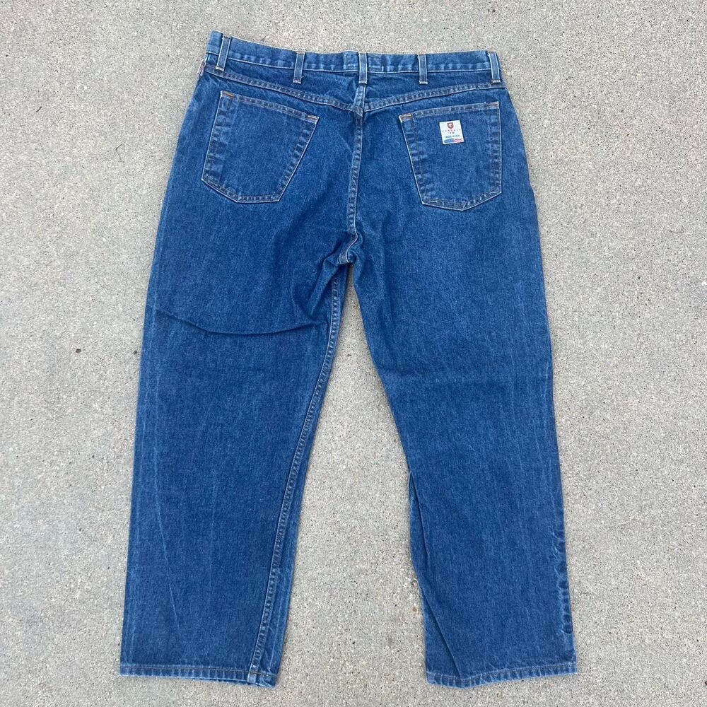 Tyndale FR 40x32 Flame Resistant Med Wash Denim Jeans 1230T Made In USA!